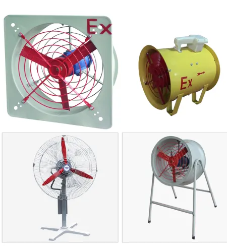 Ventilatore industriale a prova di esplosione | Ventilatore industriale a prova di esplosione Premium