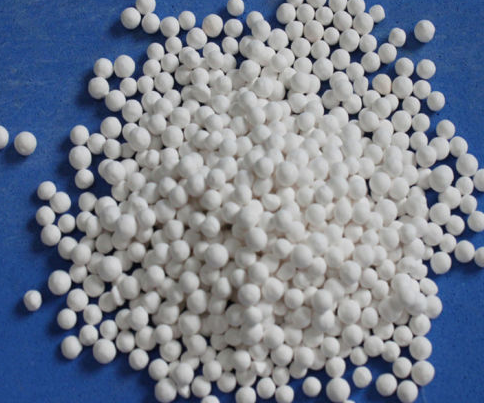 Application of alumina activated as catalyst and carrier