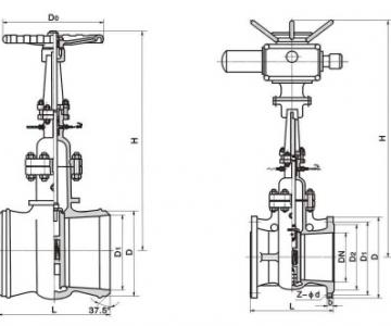 Features of electric gate valve