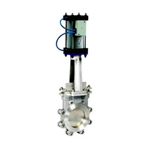 What is a pneumatic knife gate valve