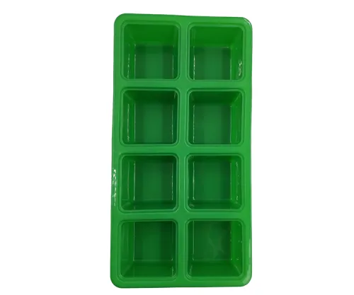 What are the specific production processes for silicone ice trays?