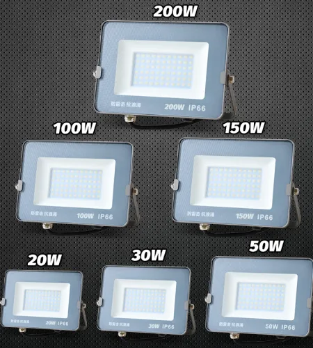 100w 150w 200w Led Flood Light Manufacturing