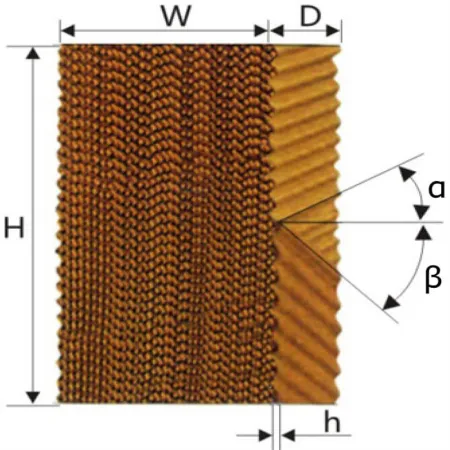 Cellulose Honeycomb Evaporative Cooling Pad