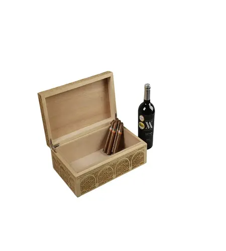 Amazon's best-selling black wooden stash box