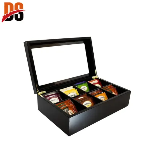 Compartment Wooden Tea Box | Twinings Tea Box Wooden