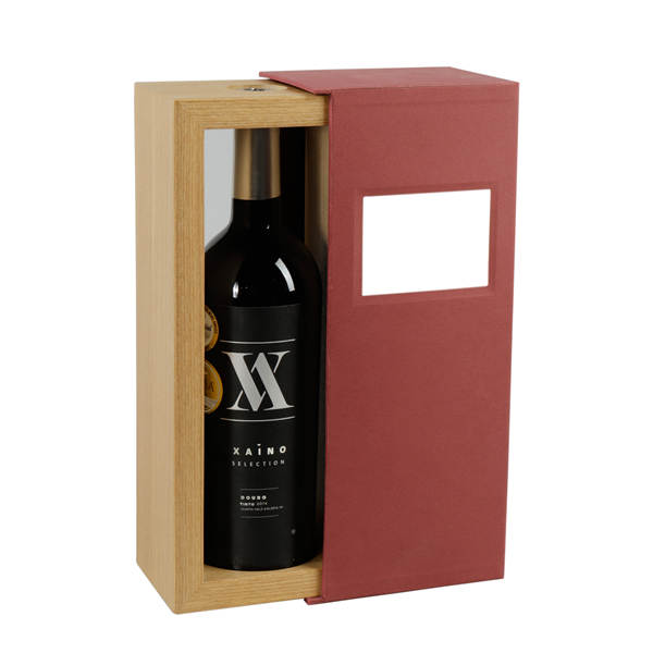 Custom Engraved Wooden Wine Box | Single Wooden Wine Box