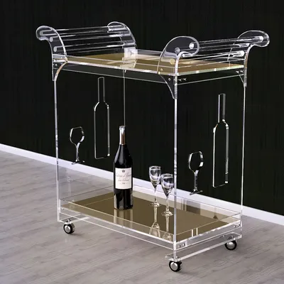 ELAN's Premium Acrylic Material Trolley: Elevating Storage Solutions Through Innovation