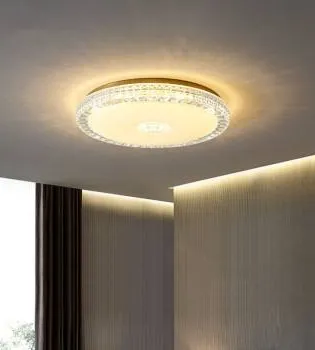 Luz de teto com ventilador | Luz de teto de vidro Morden