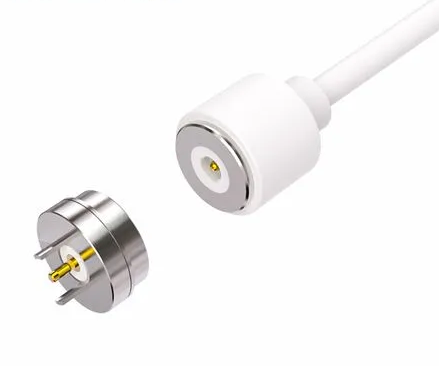 What are the magnetic connector cables used for?