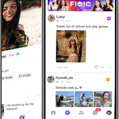 Crea amicizie durature nella community di chat room private di Flala