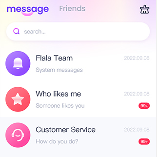 18+ chat App di appuntamenti privati---Flala