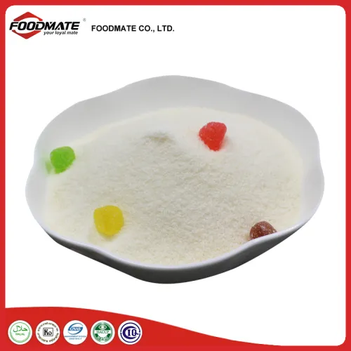Introduction of bovine gelatine