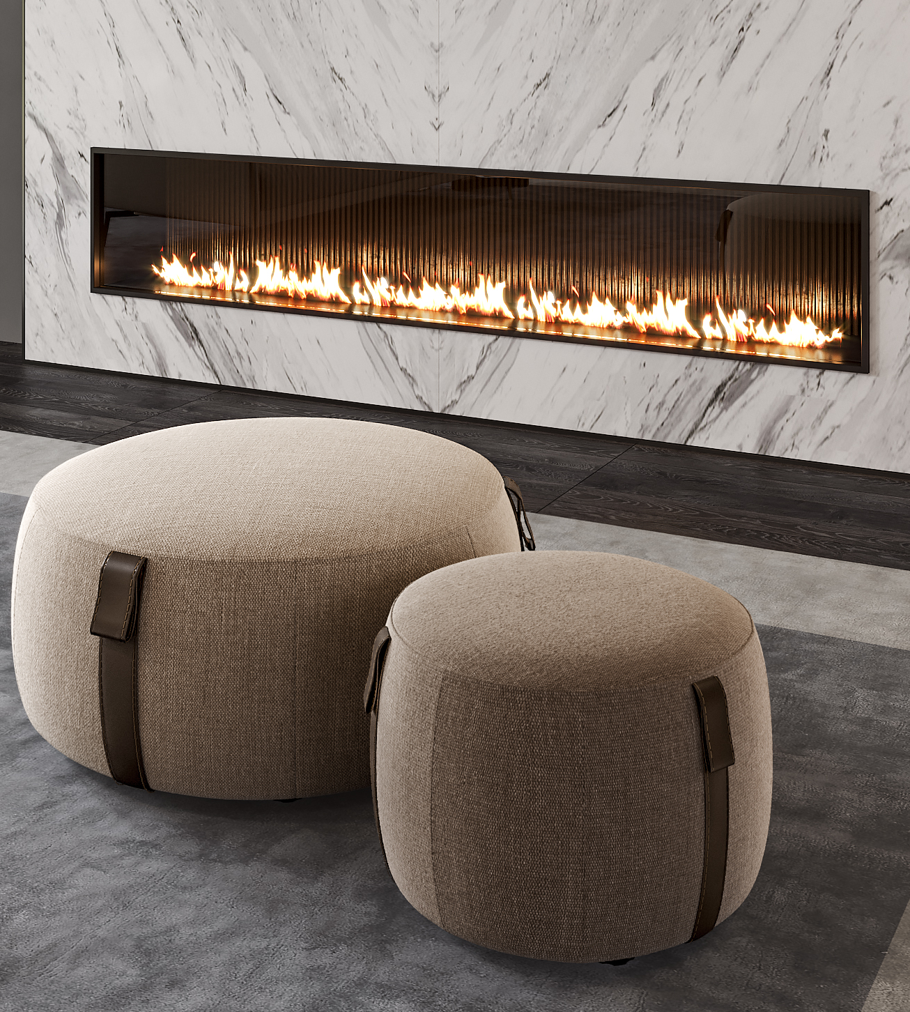 Upholstery Pouf Brand | Italian Upholstery Pouf