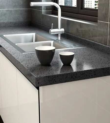 Kitchen Countertop Quartz | White Quartz Countertop