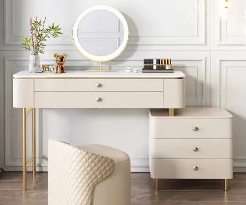 Does the master bedroom dressing table need to add stone?