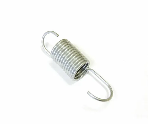 What are the non-metallic protective layers of the tension spring?