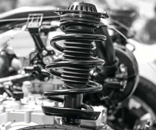 Introduction to the function of the spring shock absorber