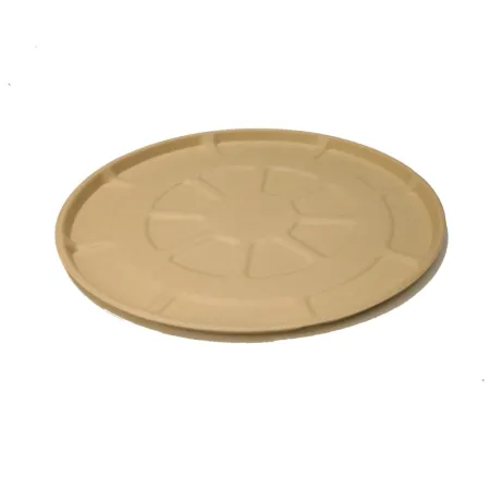 12.7 Inch Biodegradable Tableware Dinner Set Bamboo Pulp Pizza Plate
