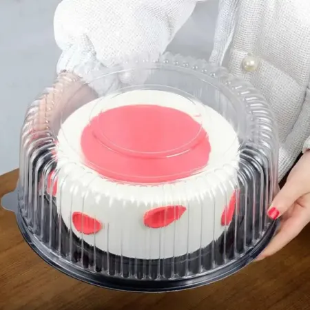 Disposable Cake Containers Carriers With Dome Lids