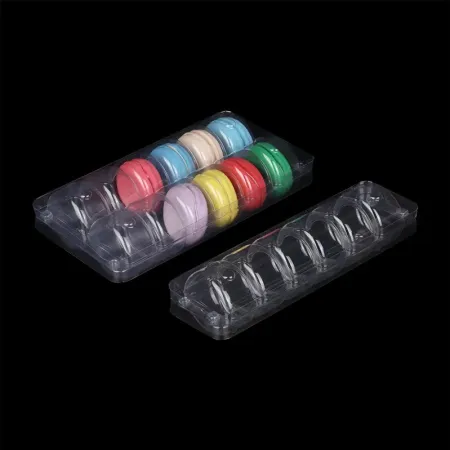 Clear Plastic Macaron Storage Containers