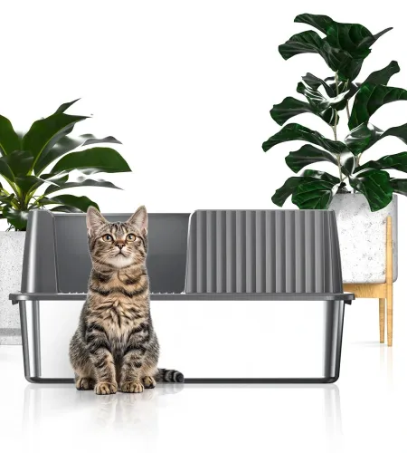 Customize a Branded Easy-clean Litter Box with Kotlie's OEM Service.