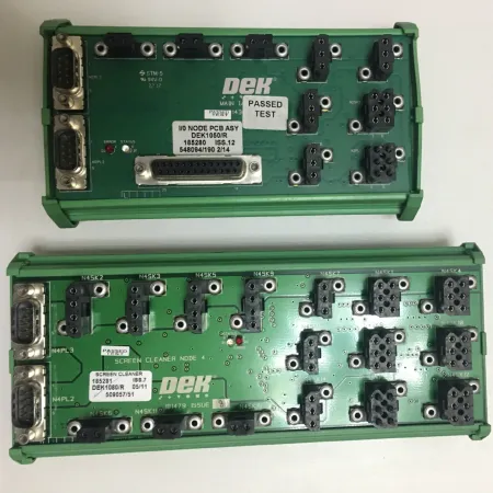 DEK 185280 185281 IO NODE PCB SCREEN CLEANER BOARD