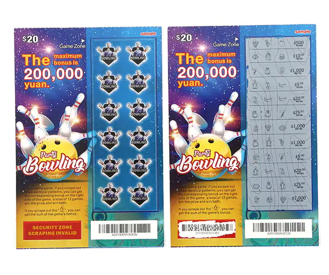Vantaggi dei biglietti della lotteria fan-fold