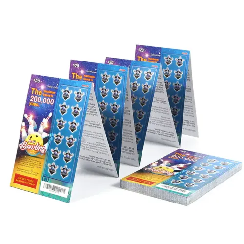 What are fan-fold lottery tickets?