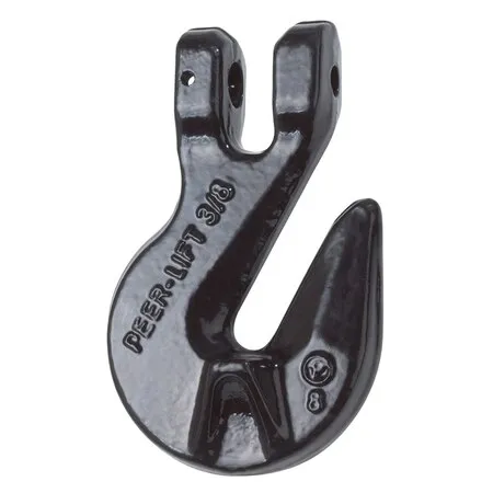 Black oxidized U-shaped hooks enhance durability