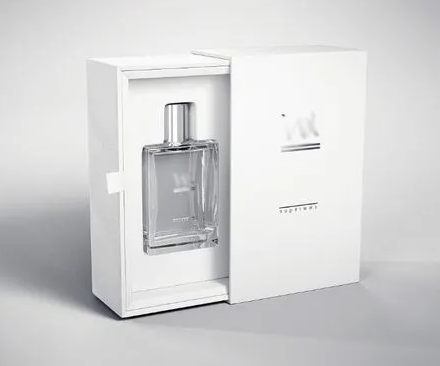 What are the design features of the perfume box?
