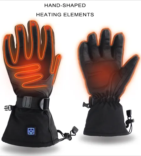 Outdoor sport heated motorcycle urban gloves for winter heated gloves
