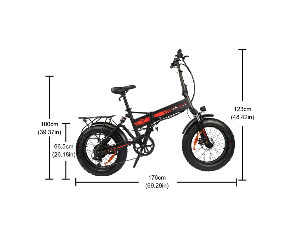 MIDONKEY electric mountain bike extensive use of aluminum alloy