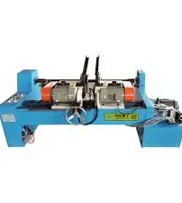 Double head chamfering machine for precision cutting