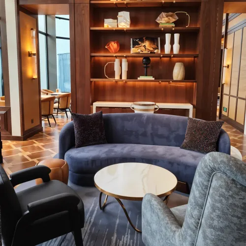 What is fixed hotel furniture