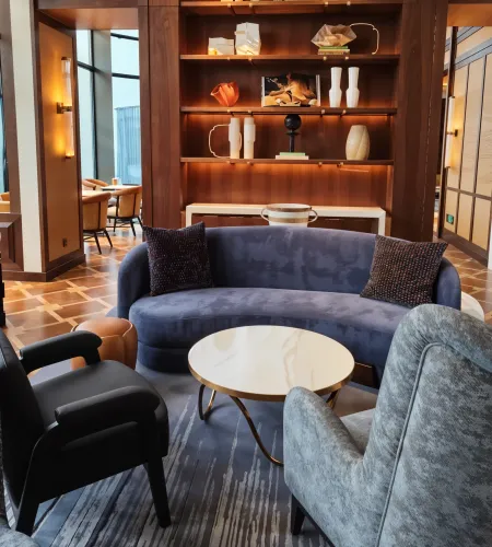 Fixed Hotel Furniture Lobby Sofas Manufacturer | Classic Fixed Hotel Furniture Seller