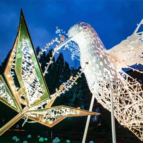 OMG Magical Light Sculptures: Enchanting Illuminated Art for Festive & Commercial Spaces
