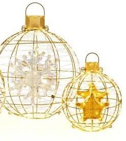 IP65-Rated Decorative Light Ornaments for Outdoor Holiday Markets: Weatherproof & Corrosion-Resistant