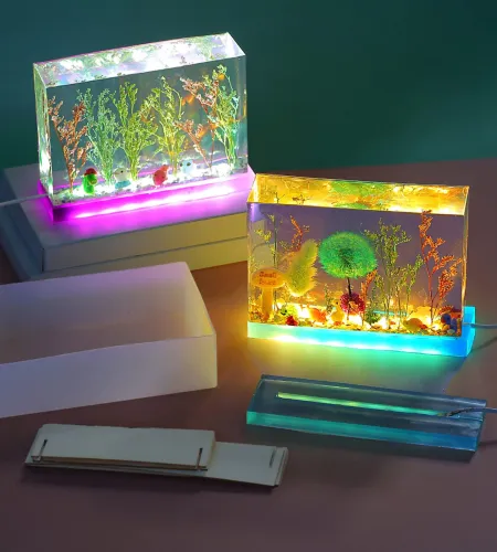 Seasonal Versatility: OMG's Adaptable Resin Lighting Craft Products