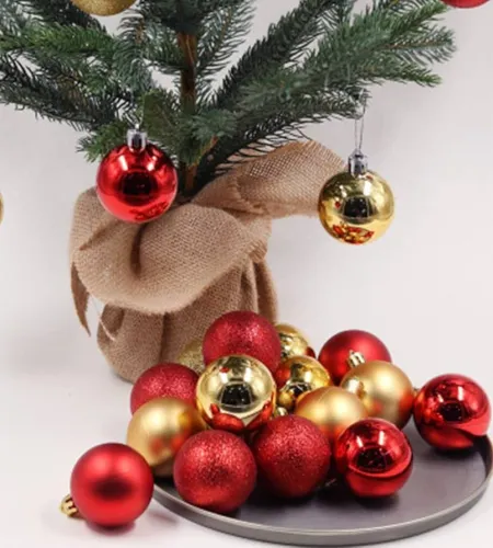 Detail-Oriented Design: Holiday Furniture Baubles Gift for Complete Ambiance