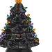 Adaptable Halloween Scenery Decor Ceramic Tree with LED & Timer