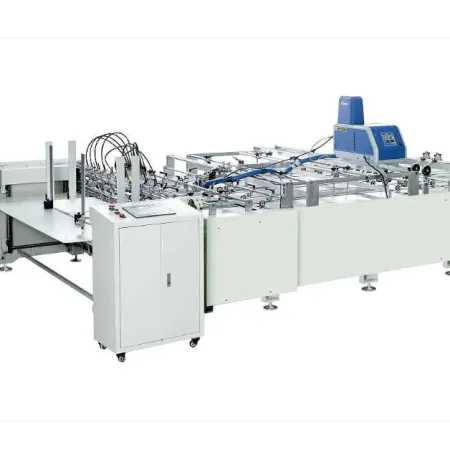 CM2SP-1400TF Paper Bags Two Sheet Paper Pasting Machine With Tube Forming