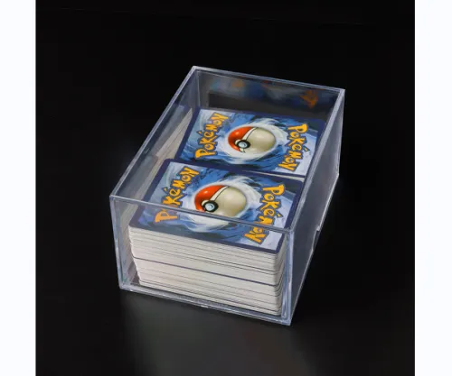 The PYP 2 Piece Slider Box is made of crystal clear, high impact polystyrene and features a friction fit design.