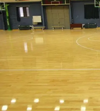 Design e dimensão do piso de basquete