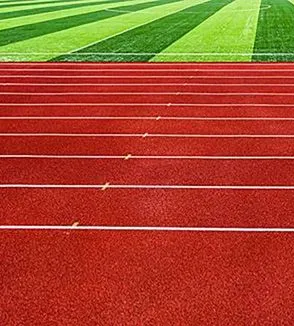ملعب البيضاوي المطاط الجري المسار | المطاط الصناعي مسار الجري لمكان الرياضة المدرسية