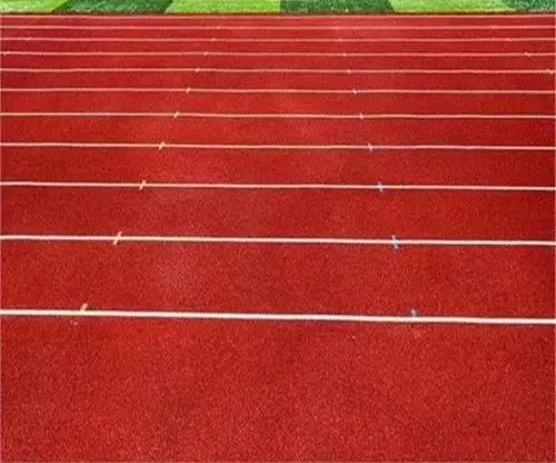 Water Permeable Spray Coat Synthetic Running Track