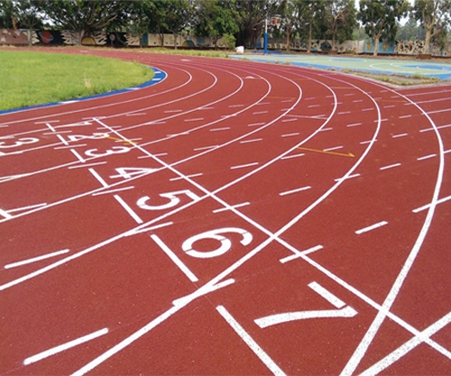 Tartan Rubber Running Track Para Estádio