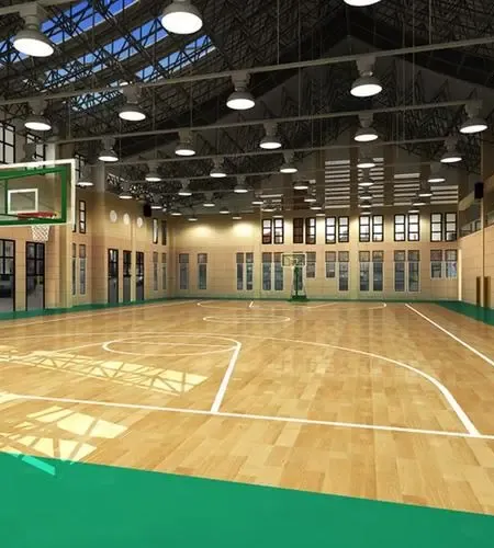 Portable Hardwood Basketball Floor