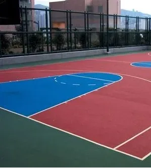 Pintura personalizada do piso da quadra de basquete