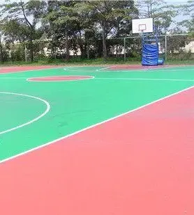 تخصيص طلاء أرضية ملعب كرة السلة