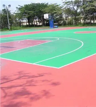 Cat Lantai Lapangan Basket Yang Disesuaikan